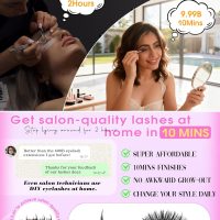 Wispy Lash Clusters with Spikes Volume Eyelash Clusters with 2 Styles Bottom Lashes 100D Mink Cluster Eyelash Extensions 380PCS Spiky Individual Lashes with Bottom Lash Clusters by Boahankuke - Image 3