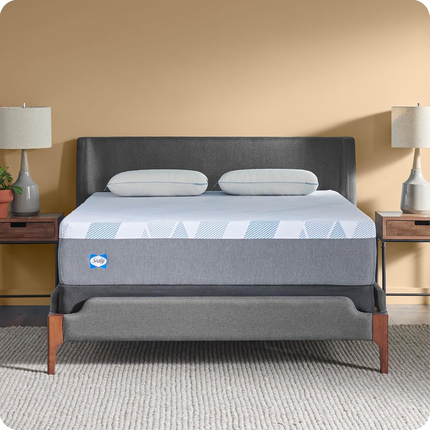 Sealy Dreamlife 12” Foam Mattress-in-a-Box, King, SealyComfort Gel Memory Foam, SealySupport Transition Foam, Surface-Guard Technology