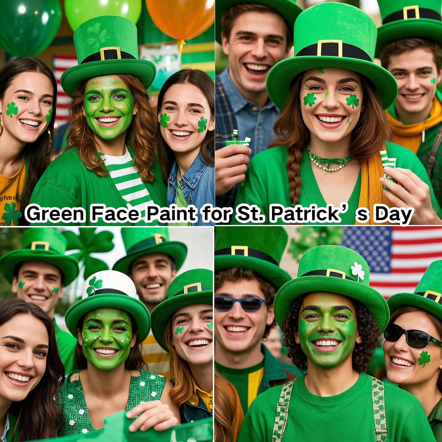 MEICOLY Green Face Body Paint Stick for Halloween SFX Cosplay Makeup,Witch Elphaba Green Face Paint, Camo Hulk Face Painting,Eye Black Stick,Waterproof Eye Black Baseball Softball Football Lacrosse - Image 8