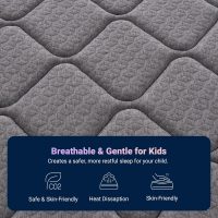 Avenco Full Size Mattress, 6 Inch Full Mattress in a Box for Kids, Medium Firm Hybrid Mattresses with Bonnell Spring and Gel Memory Foam for Cool Night Sleep & Pressure Relief, CertiPUR-US Certified - Image 6