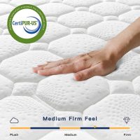 Vesgantti 8 Inch Multilayer Hybrid Twin Mattress - Multiple Sizes & Styles Available, Ergonomic Design with Memory Foam and Pocket Spring, Medium Firm Feel, White - Image 5