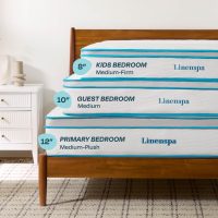 Linenspa 8 Inch Memory Foam and Spring Hybrid Mattress - Medium Firm Feel - Bed in a Box - Quality Comfort and Adaptive Support - Breathable - Cooling - Guest and Kids Bedroom - Full Size - Image 7