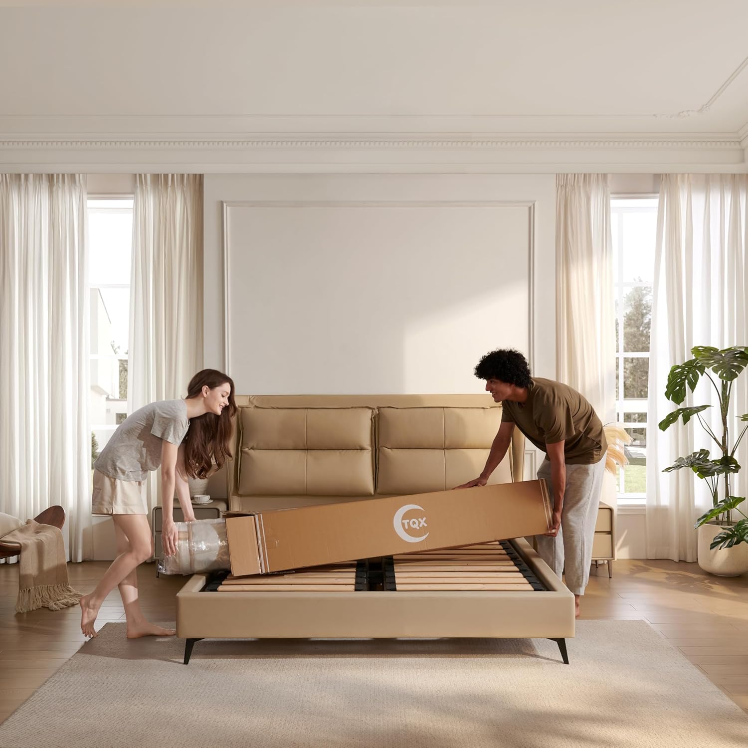 TQX Queen Mattress,12 Inch Hybrid Mattress in a Box: Memory Foam & Pocket Springs for Pressure Relief, Motion Isolation, Medium Firm,CertiPUR-US Certified,Fiberglass Free, 365 Night Trial - Image 9