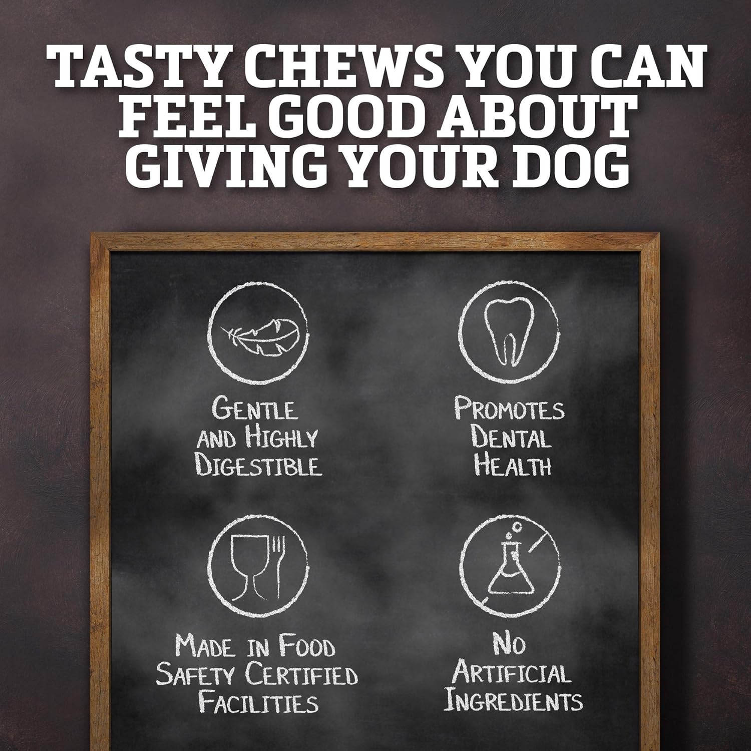 Buffalo Range Rawhide-Free Dog Treats – Natural Jerky Twists Made with Grass-Fed Buffalo – Hickory Smoked Flavor High Protein Chews for Dogs – Healthy Rawhide Alternative – 40 Count - Image 4