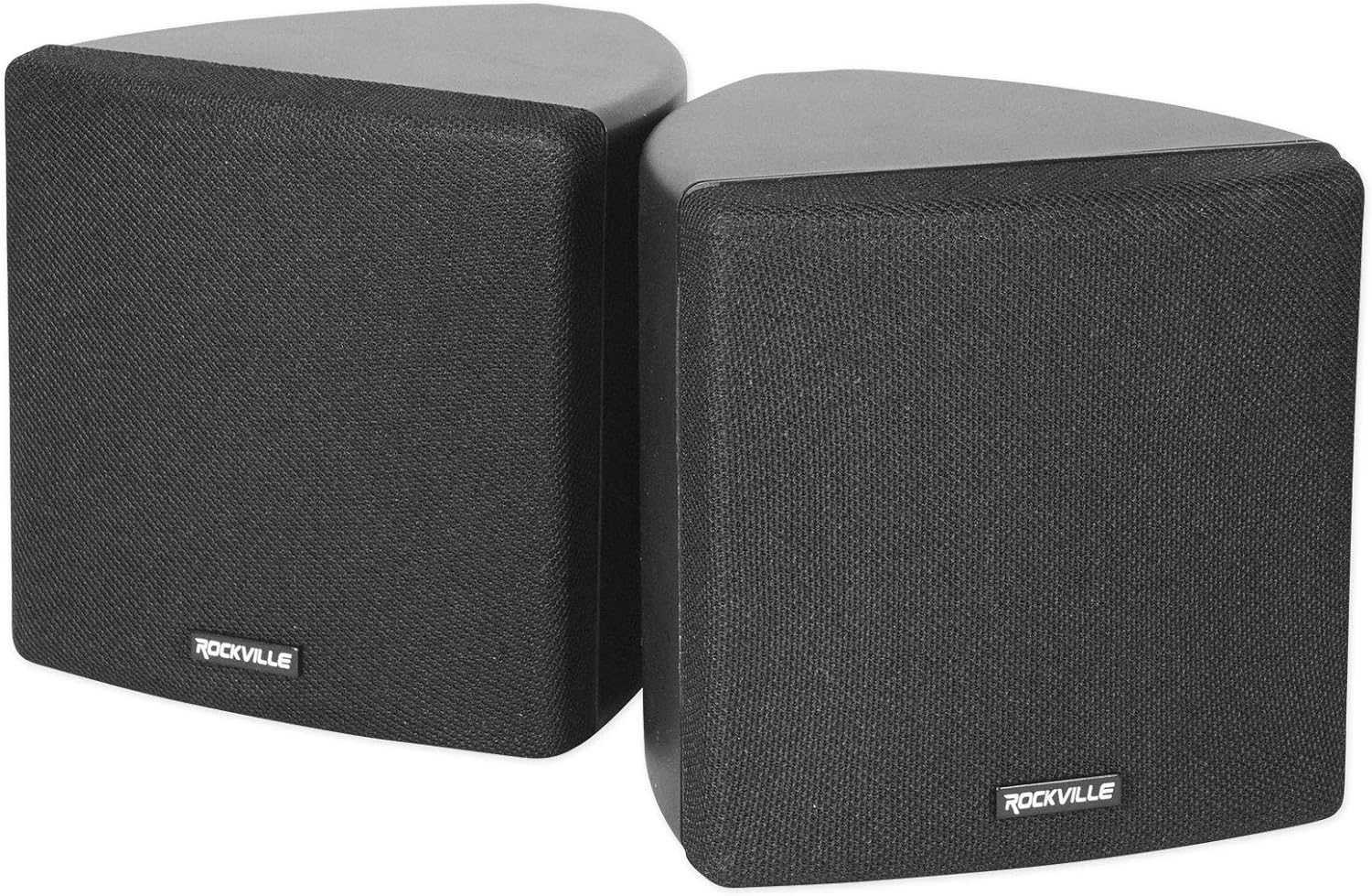 Rockville 1000 Watt Home Theater Bluetooth Receiver+(4) 3.5" Black Cube Speakers - Image 4