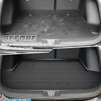 Cargo Liner for Honda HR-V 2023 2024 2025 HRV Hybrid Accessories TPE Cargo Mat All Weather HRV Rear Cargo Trunk Mat Waterproof Black - Image 3