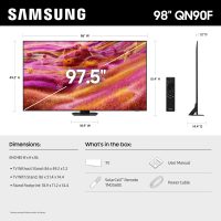 Samsung 98-Inch Class Neo QLED 4K QN90F Series, Vision AI, Mini LED Smart TV (2025 Model, 98QN90F) Neo Quantum HDR+, Object Tracking Sound+ w/Dolby Atmos, Glare Free, Gaming Hub, Alexa Built-in - Image 2