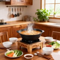 Jerliflyer Alcohol Wood Stove,Japanese Portable Stove Belly Stove for Outdoor Picnic for Soup Pot Roasting Pan Kettle - Image 4