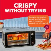 Instant Pot 6-Slice InstantHeat 10-in-1 Air Fryer Toaster Oven, Air Fry, Roast, Bake, Sear Crisp, Toast, Bagel, Broil, Dehydrate, Reheat, and Make Pizza - Image 4