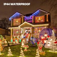 TW SHINE Warm White Christmas Lights, 20FT 100 Count Incandescent White Wire Christmas Tree Lights, Waterproof Xmas String Lights for Outdoor Indoor Home Party Decorations - Image 4