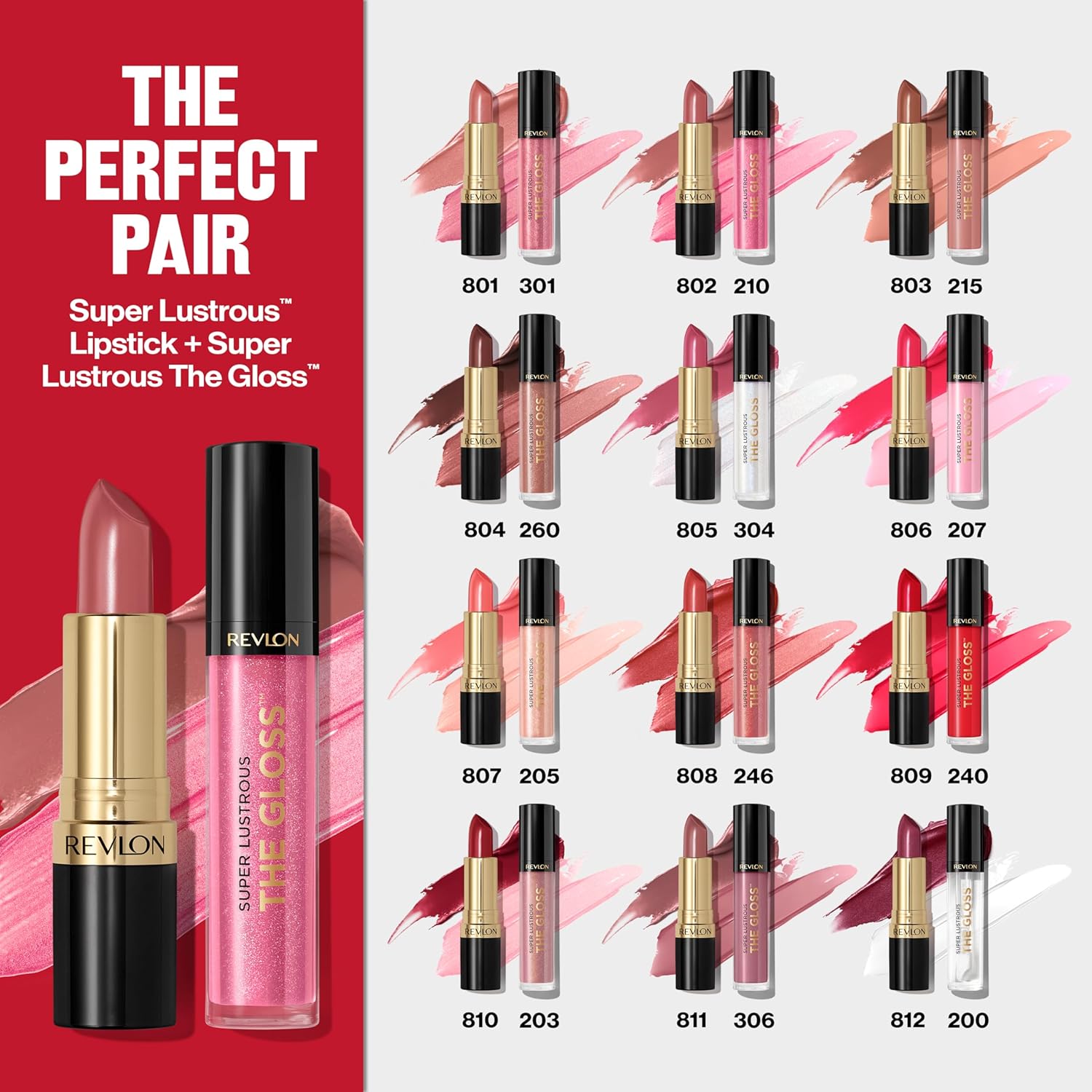 Revlon Super Lustrous Lip Gloss, Non-Sticky, Hydrating, High Shine Finish, 200 Crystal Clear, 0.13 oz - Image 10