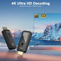 Wireless HDMI Transmitter and Receiver 328ft/100M, Wireless HDMI Extender Kit, Plug & Play, 4K Decode Support 2.4/5G for Streaming Video and Audio to Monitor from Laptop/Pc/Tv Box - Image 3