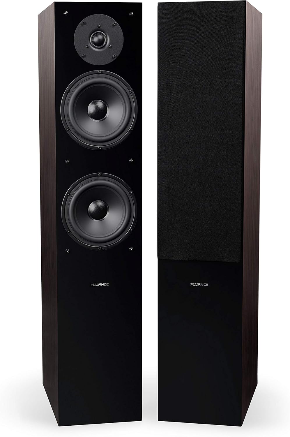 Fluance Elite High Definition Surround Sound Home Theater 5.1 Channel Speaker System Including Three-Way Floorstanding, Center Channel, Rear Surround Speakers and a DB10 Subwoofer - Walnut (SX51WR) - Image 2