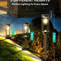Solar Pathway Lights Outdoor 6 Pack, Bright Solar Path Lights Outside Waterproof, Walkway Light Solar Powered Landscape Lights for Driveway Lawn Patio Sidewalk Yard - Image 7