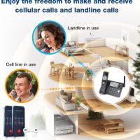 VTech IS8128-31 Super Long Range 3-Handset DECT 6.0 Cordless Phone for Home with Answering Machine, 2300 ft Range, Call Blocking, Bluetooth Connect to Cell, Intercom - Image 4