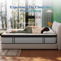 Queen Mattress, 12 Inch Hybrid Matress with Memory Foam & Individual Pocket Springs, Queen Size Mattress in a Box, Medium Firm Feel, Pressure Relief, Edge Support, Motion Isolation - Image 7