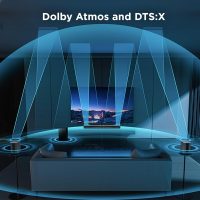 TCL Q85H Q Class 7.1.4 Channel Sound Bar with Dolby Atmos, DTS:X, Ray Danz Technology, Wireless Subwoofer, Wireless Surround Speakers, and Bluetooth Music Streaming - Image 4