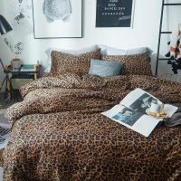 LifeTB Leopard Comforter Set Queen Comforter Set 3 Pieces Leopard Print Comforter Fluffy Soft Microfiber Bedding Set for All Seasons Animal Cheetah Print Queen Size Comforter with 2 Pillowcases - Image 2