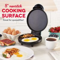 DASH 8” Express Electric Round Griddle for for Pancakes, Cookies, Burgers, Quesadillas, Eggs & other on the go Breakfast, Lunch & Snacks - Aqua - Image 5