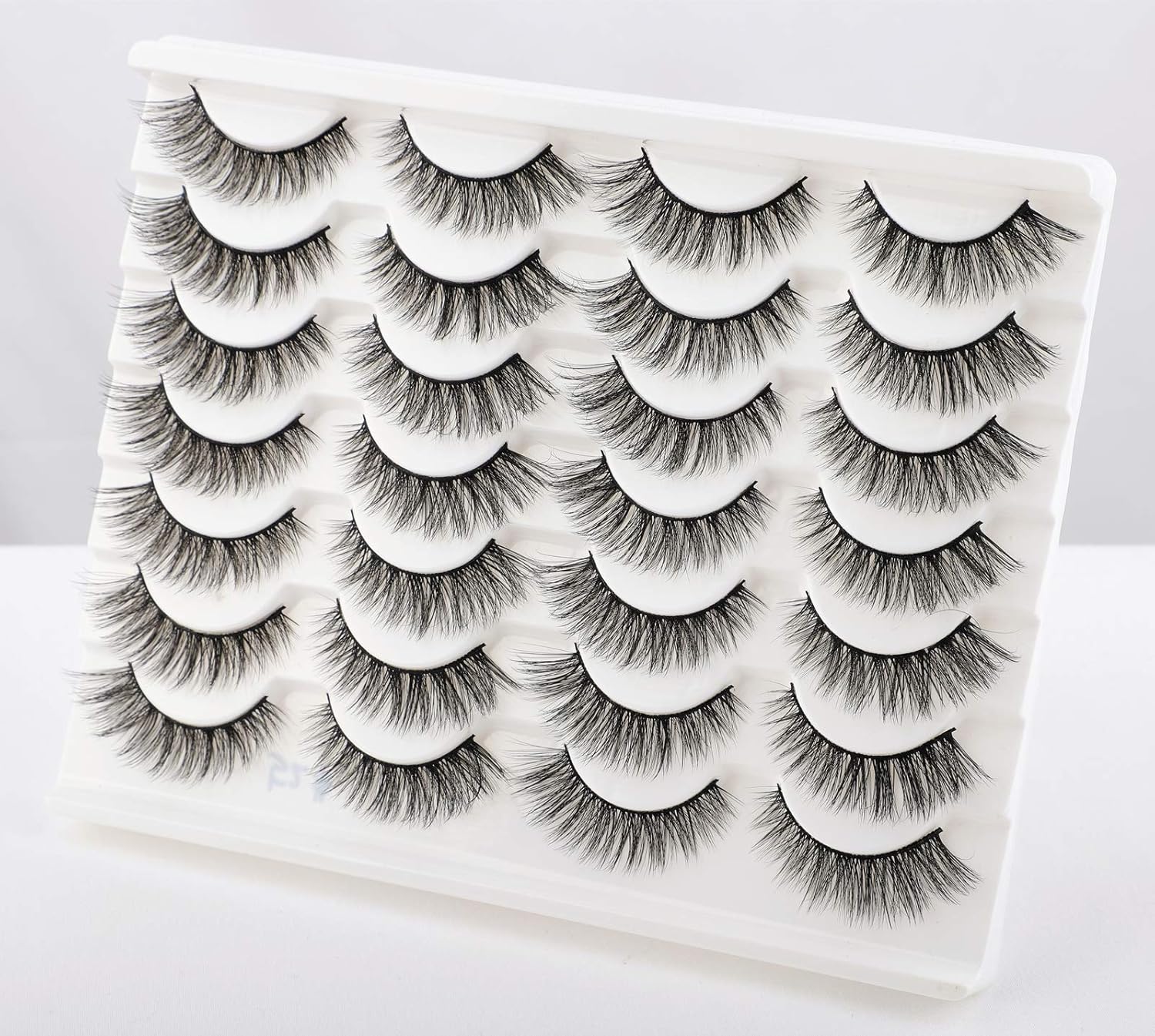 Newcally Lashes False Eyelashes Cat Eyes Wispy Natural Faux Mink Lashes 14 Pairs Pack Light Volume Short Fake Eye Lashes Multipack - Image 5