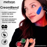 Mehron Makeup CreamBlend Stick | Face Paint, Body Paint, & Foundation Cream Makeup | Perfect for Halloween .75 oz (21 g) (White) - Image 5