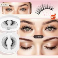 LASHVIEW Upgrade Magnetic Eyelashes with Applicator Reusable Soft Magnetic Eyelashes Natural Look No Glue Needed Lashes Kit Easy to Wear and Remove(A02) - Image 2