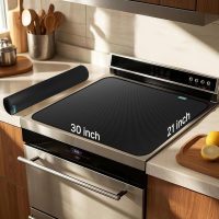30x21 Inch Heat Resistant Stove Top Cover for Electric Stoves-Non-Slip Glass Protector Mat for Kitchen Countertops,Rated 600°F,Scratch-Proof,Expands Use Space,Suitable for Glass Panel Cooktops. - Image 5