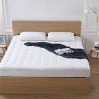Queen Mattress Pad Cover Cooling Mattress Topper Pillow Top with Down Alternative Fill (8-21” Fitted Deep Pocket Queen Size) White - Image 7