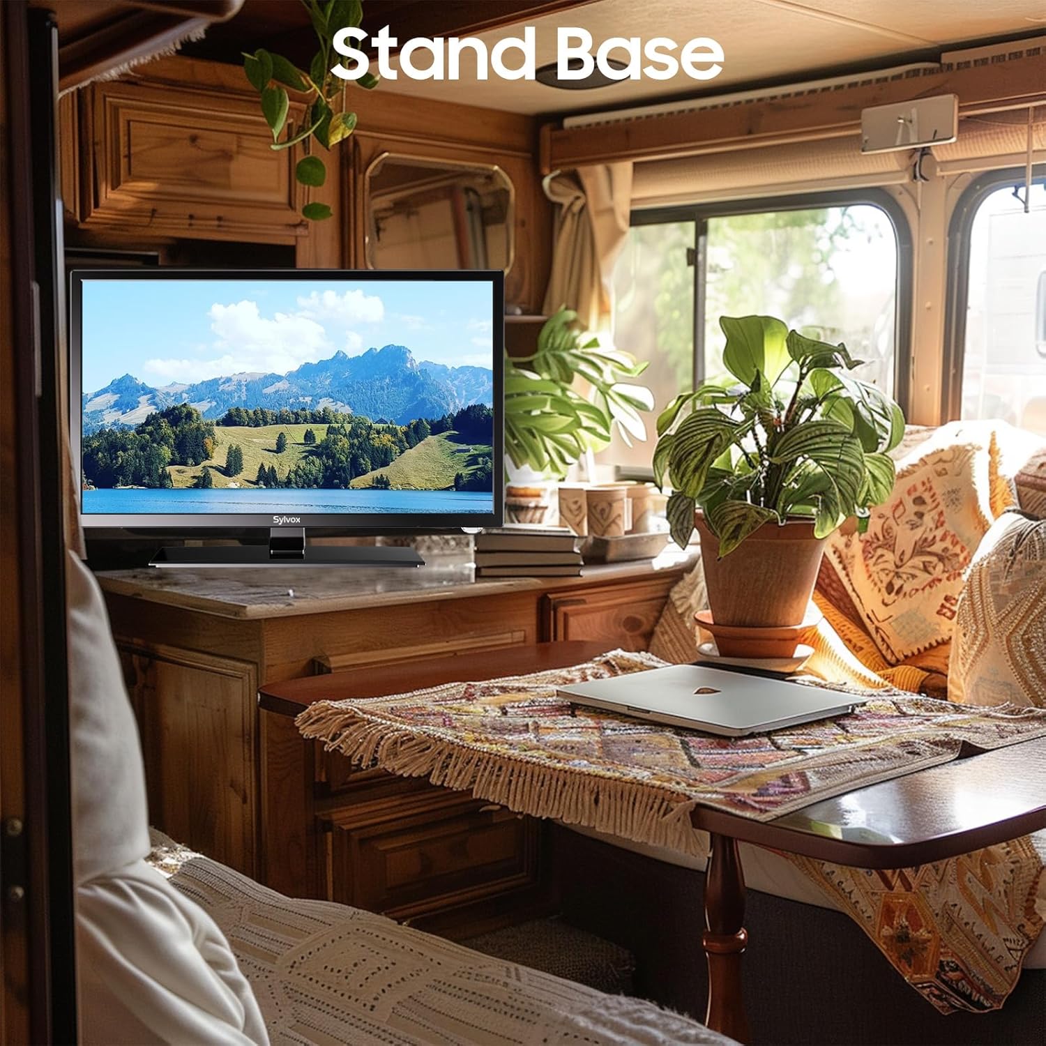 SYLVOX RV TV, 27-Inch 12 Volt Television, Smart Google TV, Full HD 1080P, DVD Built-in, 178° Wide Viewing, HDMI & USB Ports, AC/DC, Wide Voltage Protection, Trailer Seies - Image 9