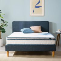 ZINUS 8 Inch Spring Sensation Hybrid Mattress [New Version], Queen, Fiberglass Free, Medium Firmness, Durable Support, Certified Safe Foams & Fabric, Mattress in A Box - Image 2