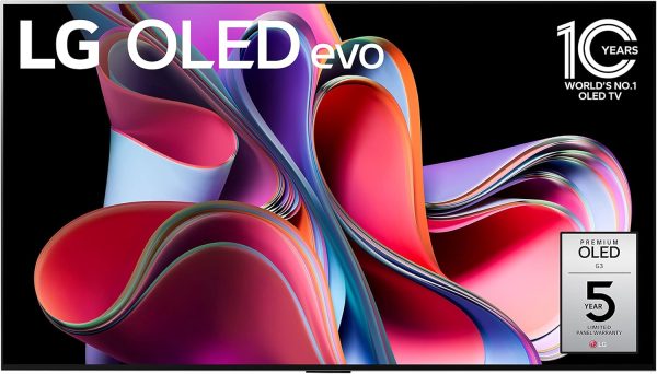 LG G3 Series 83-Inch Class OLED evo 4K Processor Smart Flat Screen TV for Gaming with Magic Remote AI-Powered Gallery Edition OLED83G3PUA, 2023 with Alexa Built-in