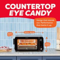 Instant Pot 6-Slice InstantHeat 10-in-1 Air Fryer Toaster Oven, Air Fry, Roast, Bake, Sear Crisp, Toast, Bagel, Broil, Dehydrate, Reheat, and Make Pizza - Image 9