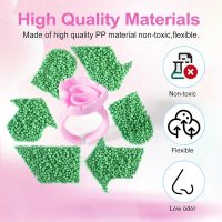 NXJ INFILILA Glue Rings for Eyelash Extensions 100PCS Disposable Rings For Lashes Lovely Heart Shape, Makeup Plastic Nail Art Glue Cups Lash Extension Supplies for Eyelash Extensions - Image 7