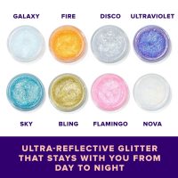 UNICORN SNOT Holographic Face Glitter & Body Glitter Gel: Glitter Makeup, Hair Glitter, Festival Rave and Anime Cosplay, Halloween Costume Makeup - Vegan & Cruelty Free, 1.7 oz Silver Glitter (Disco) - Image 6