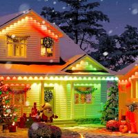 addlon 200FT Permanent Outdoor Lights, Smart RGB LED Lights for House & Outdoor Decor, App & Remote Control, DIY Scene Mode, IP67 Waterproof for Christmas, Holiday, Party, Halloween Decorations - Image 3