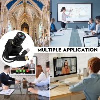 HDMI 60fps USB Camera 4K High Speed Camera USB3.0 HDMI Simultaneous Output Camera 2.8-12mm 4X Manual Zoom Lens H.264 Close-up USB Video Camera for TV Projector Monitor Industrial Application - Image 6