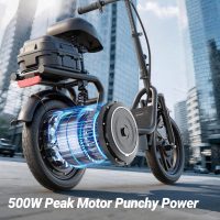 Maxshot Electric Scooter, 8.5" /10" /14" Tire, 16/19/22 Mph Top Speed, 12/16/21/27/28/49/50 Miles Long Range, Folding Escooter for Adults and Kids with Seat Bag, Dual Braking, Dual Suspension, App - Image 5