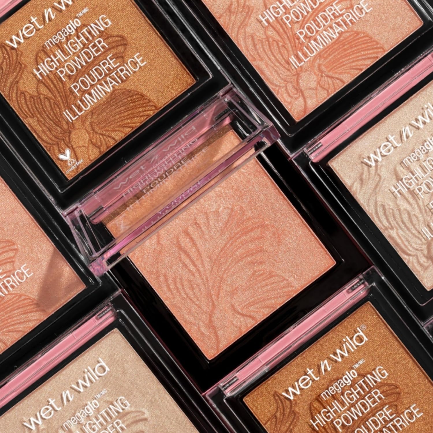 wet n wild MegaGlo Highlighting Powder Warm Gold Golden Flower Crown - Image 9