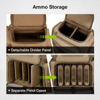 TIDEWE Tactical Range Backpack Bag for Gun and Ammo with Pistol Case - Image 4