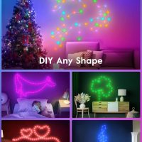 Minetom Fairy Lights Color Changing - 33FT 100 LED String Lights with Remote,11 Modes, USB Fairy Lights Indoor, Twinkle Christmas Fairy Light for Bedroom Indoor Classroom - Image 3
