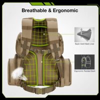 TIDEWE Tactical Range Backpack Bag for Gun and Ammo with Pistol Case - Image 2