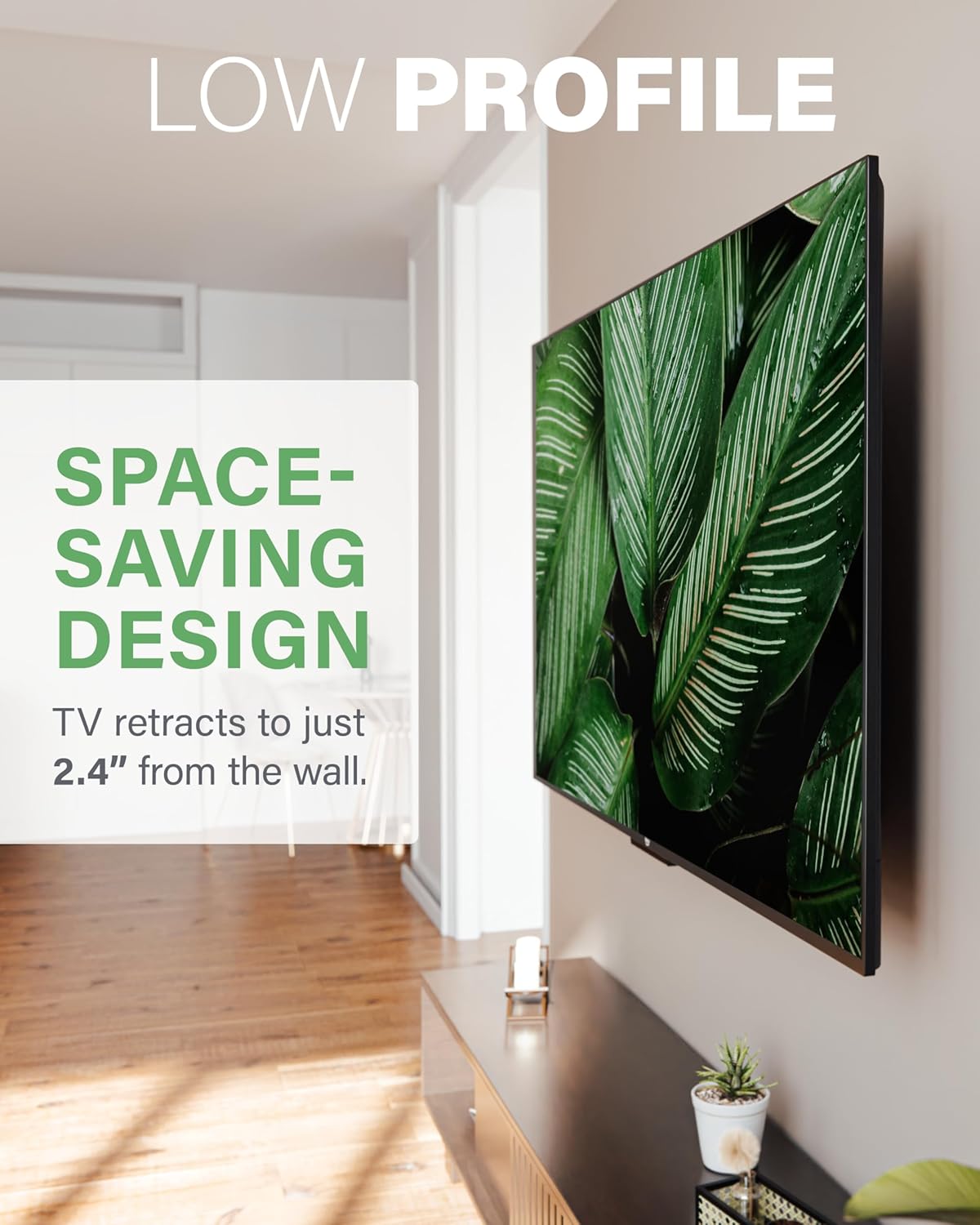 Made for Amazon Universal Large Full-Motion TV Wall Mount for Amazon Fire TV Smart TVs 42” to 90” - Image 3