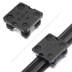 Small V-Wheel with Plate for 2020 Aluminum Profile for CNC and 3D Printer