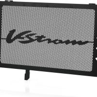 YUANQIAN Motorcycle Radiator Grille Guard Cover Compatible With V-STROM | VSTROM 650 | DL650 2011-2023 V-Strom 650X 2017 2018 2019 2020-Black - Image 3