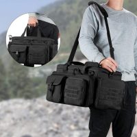 DSLEAF Tactical Pistol Range Bag with 4 Pistol Cases, Padded Gun Duffle Range Bag with 16X Magazine Slots and Extra Pockets for Ammo and Essentials (Patent Design) - Image 7