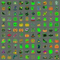 Partywind 204 PCS Individually Wrapped Sheets Glow Halloween Tattoos for Kids Party Decorations, Luminous Pumpkin Tattoo Stickers, Kids Halloween Treats, Party Supplies - Image 4