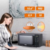 Commercial Chef 5-in-1 Countertop Microwave Air Fryer Combo, 0.9 Cu. Ft. Capacity, Microwave Air Fryer Convection Oven Bake and Roast, 900W, 10 Power Levels - Image 4