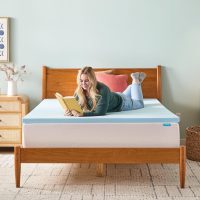 LINENSPA Memory Foam Mattress Topper - 2 Inch Gel Infused Memory Foam - Plush Feel - Cooling and Pressure Relieving - CertiPUR Certified - Dorm Room Essentials - Queen Size - Image 7