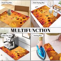 Fall Stove Top Cover for Electric Stove 28 "x 20 ", Pumpkin Leaves Heat Resistant Glass Top Stove Cover Protector, Glass Cooktop Covers, Kitchen Flat Electric Stove Top Covers - Image 7