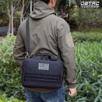 DBTAC Gun Case Bag XS | Tactical 1~2 Pistol Bag Firearm Shooting Case with Lockable Zipper for Shooting Range Outdoor Hunting | US Flag Patch + Universal Holster Included - Image 2